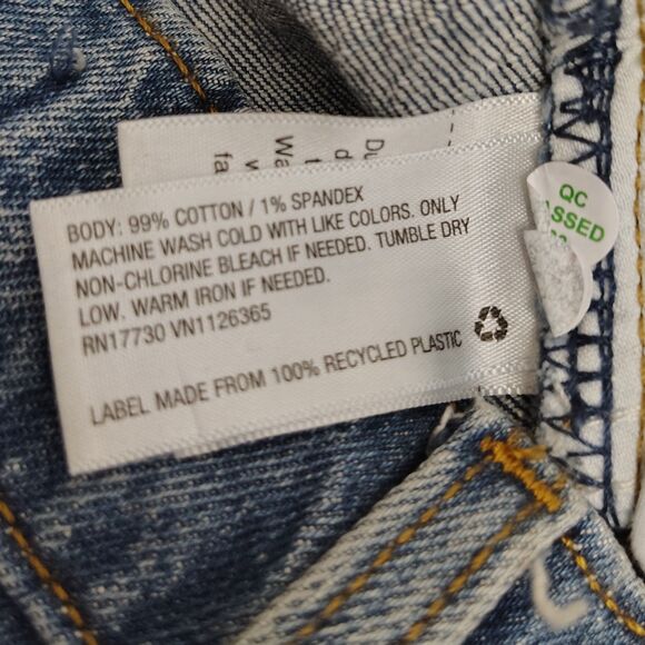 UNIVERSAL THREAD Vintage Straight Wide Leg Women's 8 / 29 High Rise Jeans - Picture 4 of 4